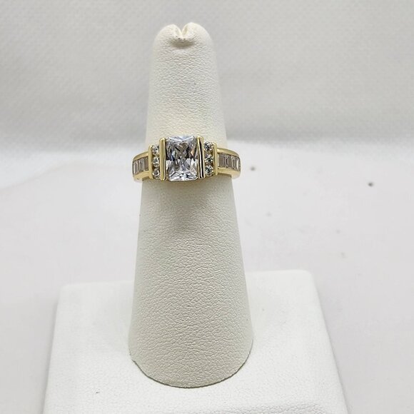 Brand New Sterling Silver 925 Elegant Gemstones Ring - Picture 1 of 4